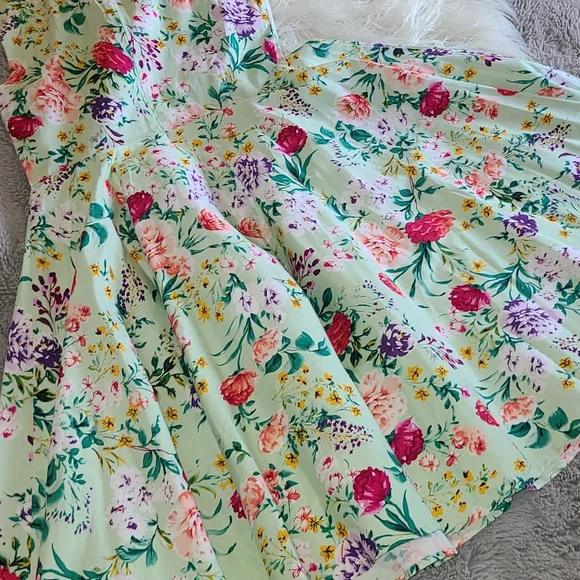 New! Grace Karin Floral Tea Dress 👗 - Picture 6 of 9